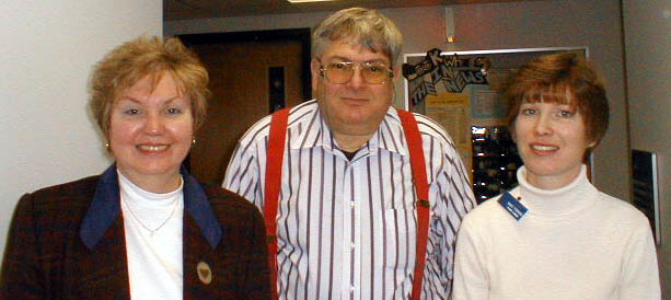 Dr. DePopmpei - me, Lou Albert - and a Graduate Clinician - 2/2000