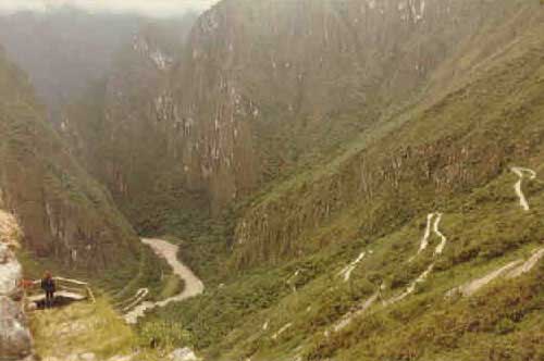 The RailRoad,the Urubamba Ruver  and the Road.