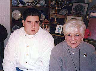 Morton with Grandmother (Lou's Mom)