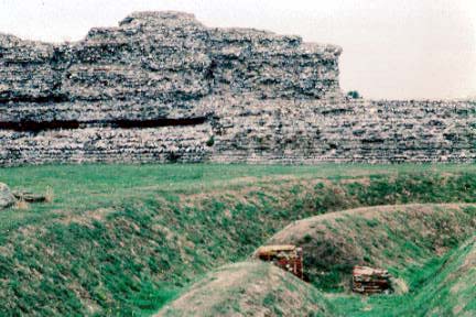 Foundations of a quadrifrons triumphal arch